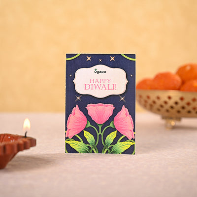 Money Plant Golden Plant & Tea Trunk Diwali Gift Hamper