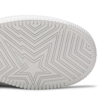 A Bathing Ape Bape Sta Low Patent White