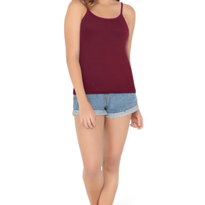 Cotton Camisole - Aubergine