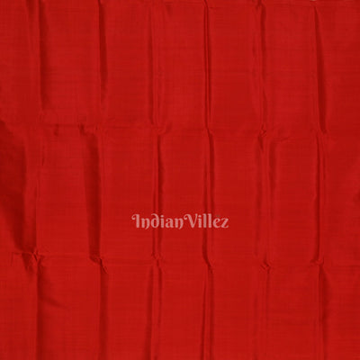 Peach Red Odisha Handloom Jhoti Theme Contemporary Silk Saree