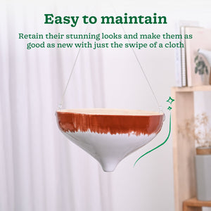 Ceramic Hanging Pot Cosmic Stone