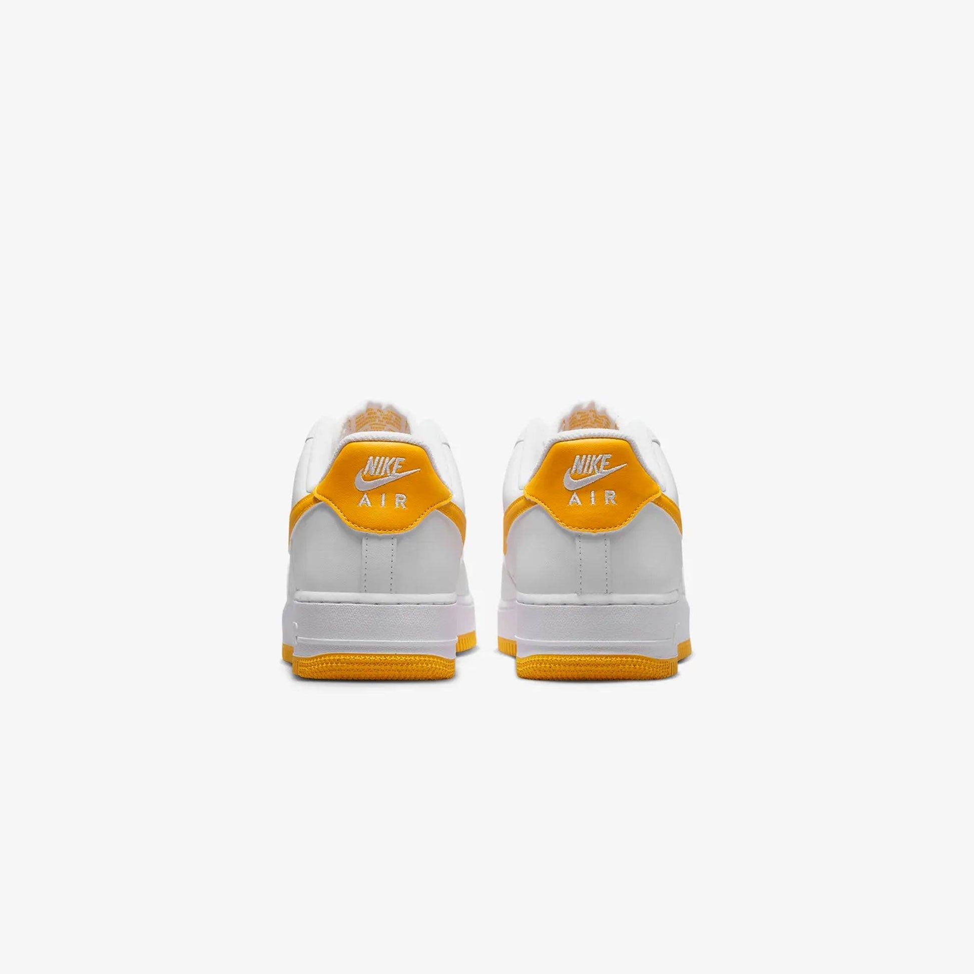 NIKE | AIR FORCE 1 '07 { WHITE/UNIVERSITY GOLD-WHITE