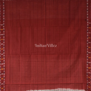 White Hazar Buti Odisha Ikat Sambalpuri Pure Cotton Saree