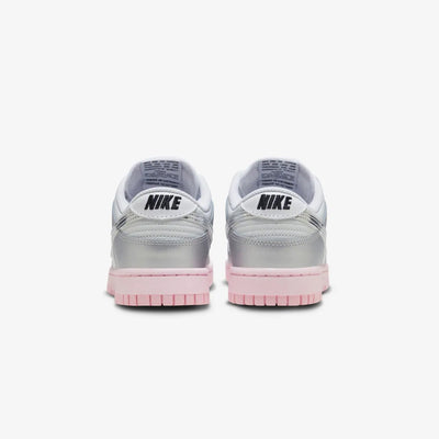 NIKE | DUNK LOW LX {  PHOTON DUST/METALLIC SILVER-PINK FOAM