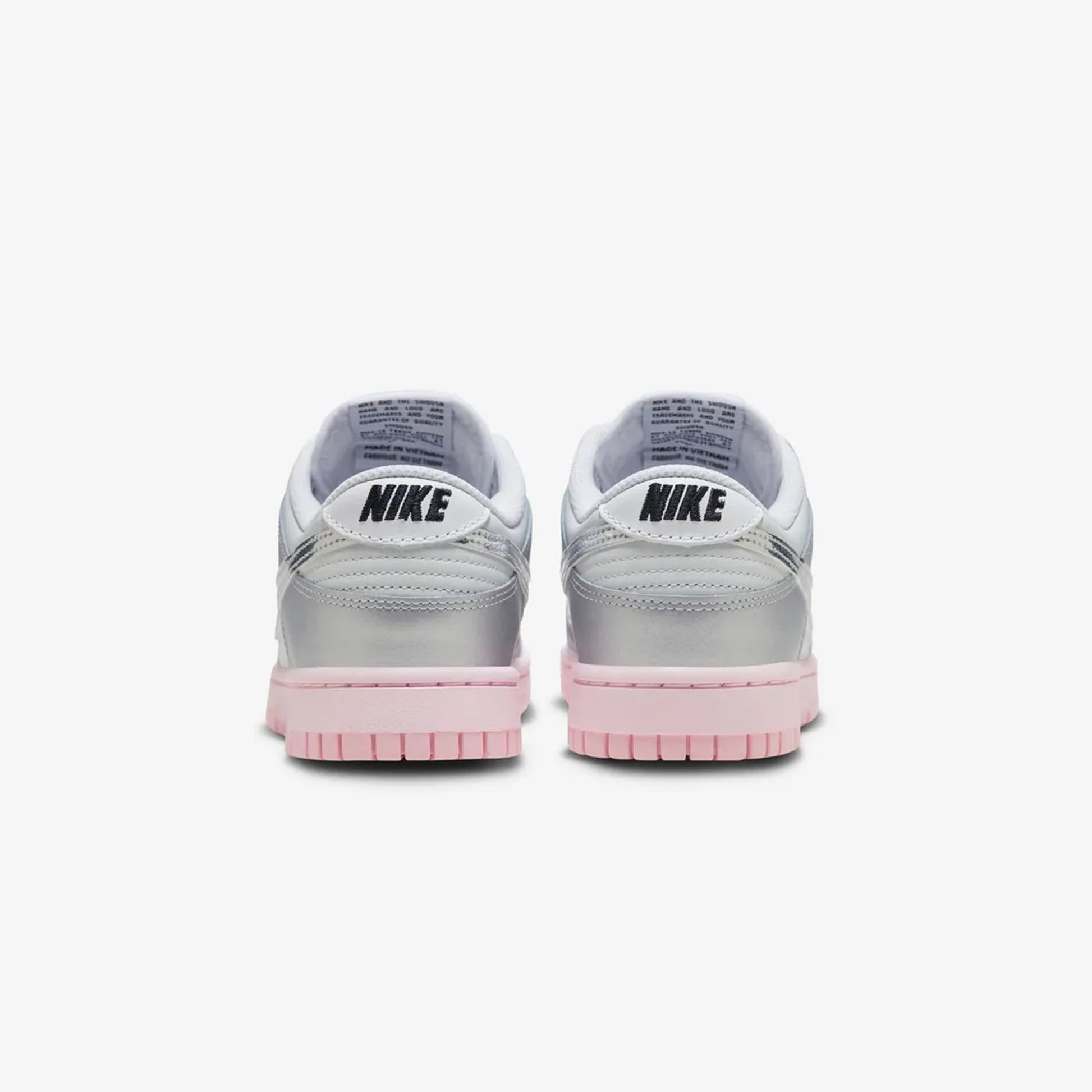 NIKE | DUNK LOW LX {  PHOTON DUST/METALLIC SILVER-PINK FOAM