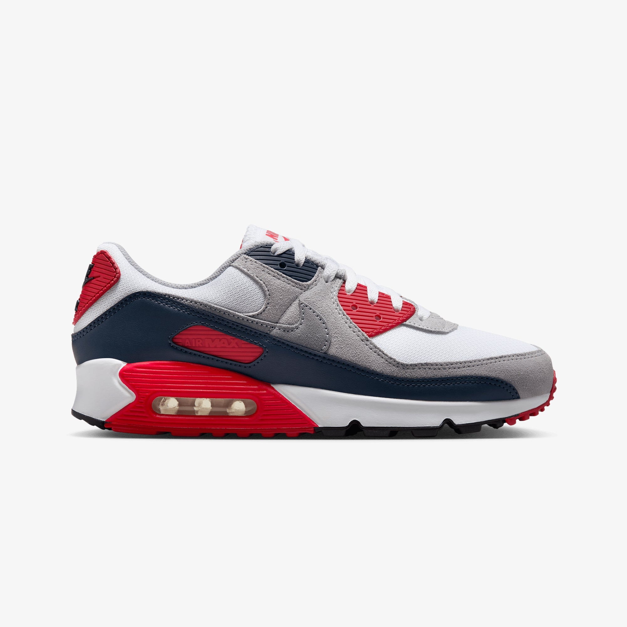 nike air max 90 white university red