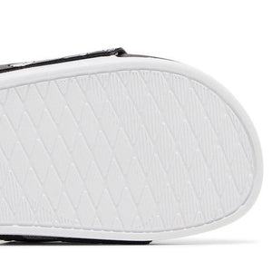 adidas Adilette Comfort Slides Print Core Black Cloud White