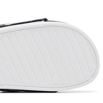 adidas Adilette Comfort Slides Print Core Black Cloud White