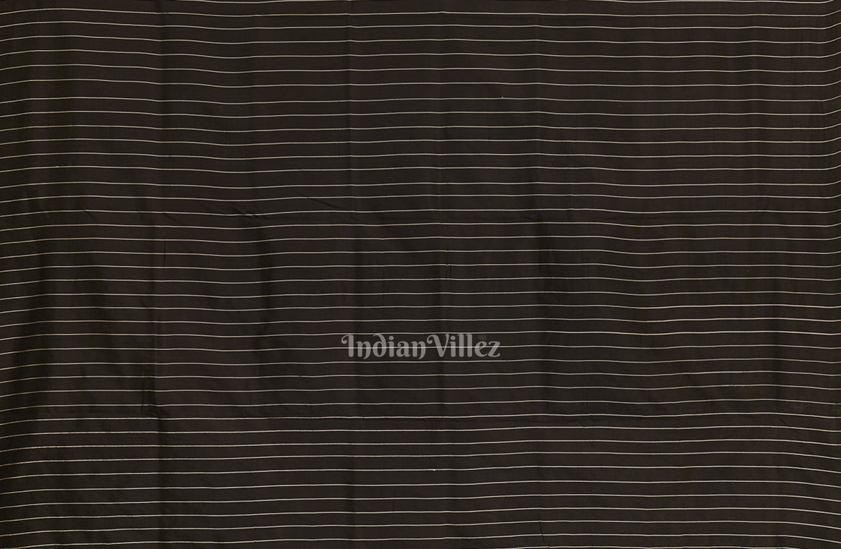 Black Vase Designer Contemporary Silk Saree