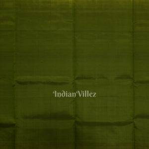 Golden Yellow With Green Pure Kanjivaram Soft Silk Saree