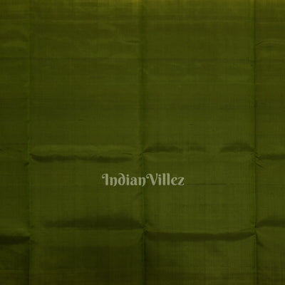 Golden Yellow With Green Pure Kanjivaram Soft Silk Saree