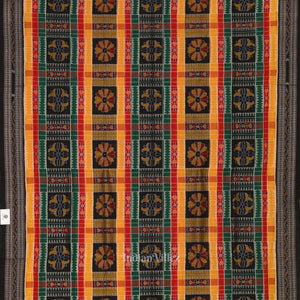 Multicolor Handloom Utkal Laxmi Sambalpuri Cotton Saree