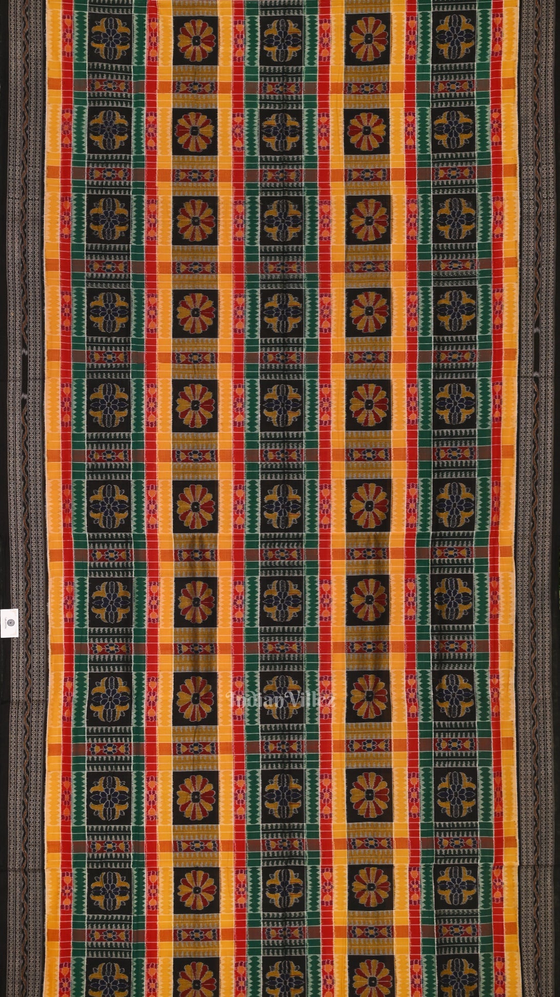 Multicolor Handloom Utkal Laxmi Sambalpuri Cotton Saree