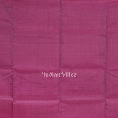 Rani Pink Pure Kanjivaram Soft Silk Saree