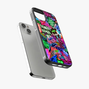 Bad Bitch Neon Glass Case