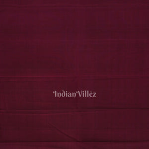 Hunter Green With Royal Maroon Pure Kanjivaram Soft Silk Saree