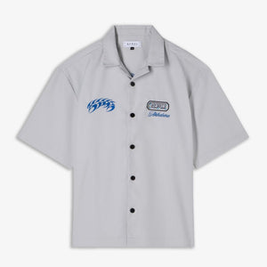 EDWIN | STAFF UNIFORM SHIRT SS { PALE GREY