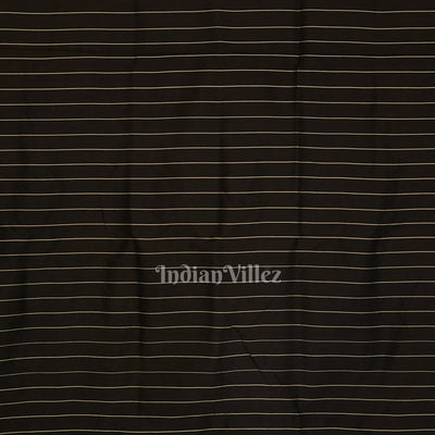 Black Odisha Ikat Pasapali Designer Contemporary Silk Saree