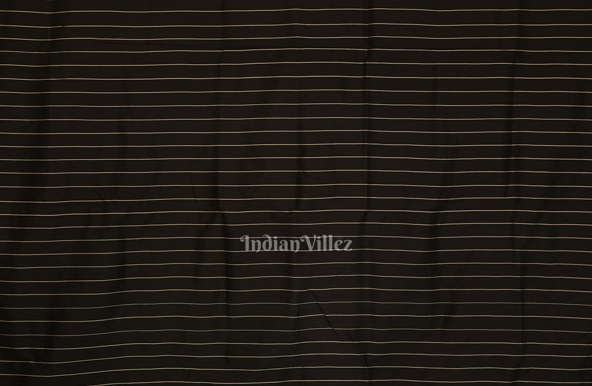 Black Odisha Ikat Pasapali Designer Contemporary Silk Saree