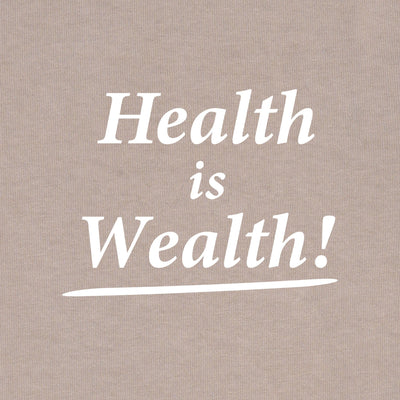 SPORTY & RICH | HEALTH IS WEALTH HOODIE { ELEPHANT/WHITE