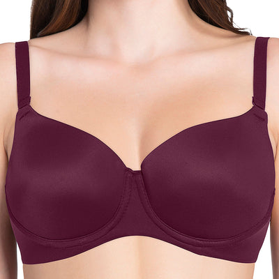 Smooth Moves Padded Wired T-shirt Bra - Purple Potion
