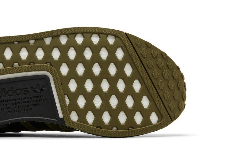 adidas NMD R1 Focus Olive Core Black Green Spark