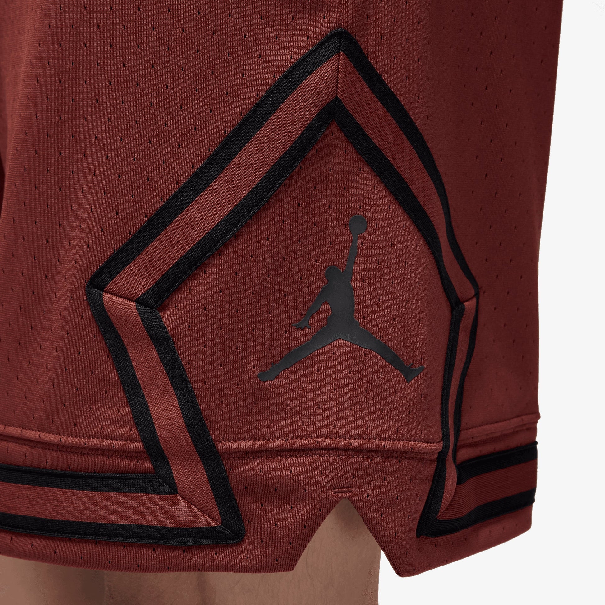 JORDAN | DRI-FIT MESH DIAMOND SHORTS { DARK PONY/BLACK/BLACK