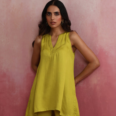 trueBrowns Lime Green Short Co-ord set