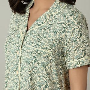 Sleep Shorts Set - Forest Print