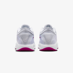 NIKE | G.T. HUSTLE ACADEMY EP { PURE PLATINUM/HOT FUCHSIA-WHITE