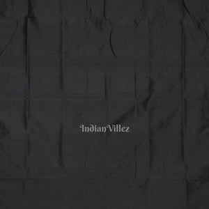 Maroon Black Buti Design Bomkai Sambalpuri Silk Saree