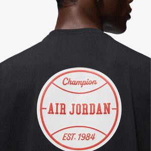 Jordan | FLIGHT MVP 85  { BLACK/WHITE/DUNE RED