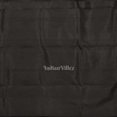 Black Handwoven Baluchari Silk Saree