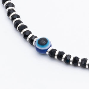 Evil Eye silver Anklets for women