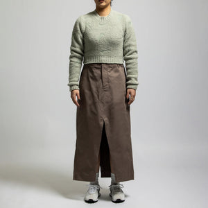 Jordan | TWILL SKIRT { MINK BROWN/MINK BROWN