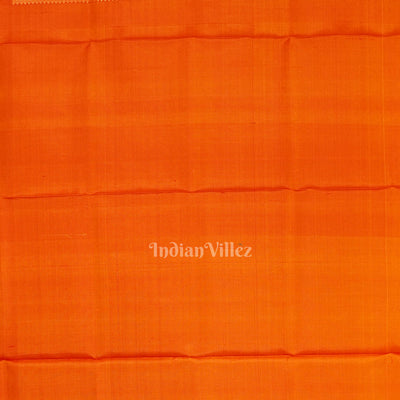 Red With Orange Pallu Pure South Soft Silk Saree