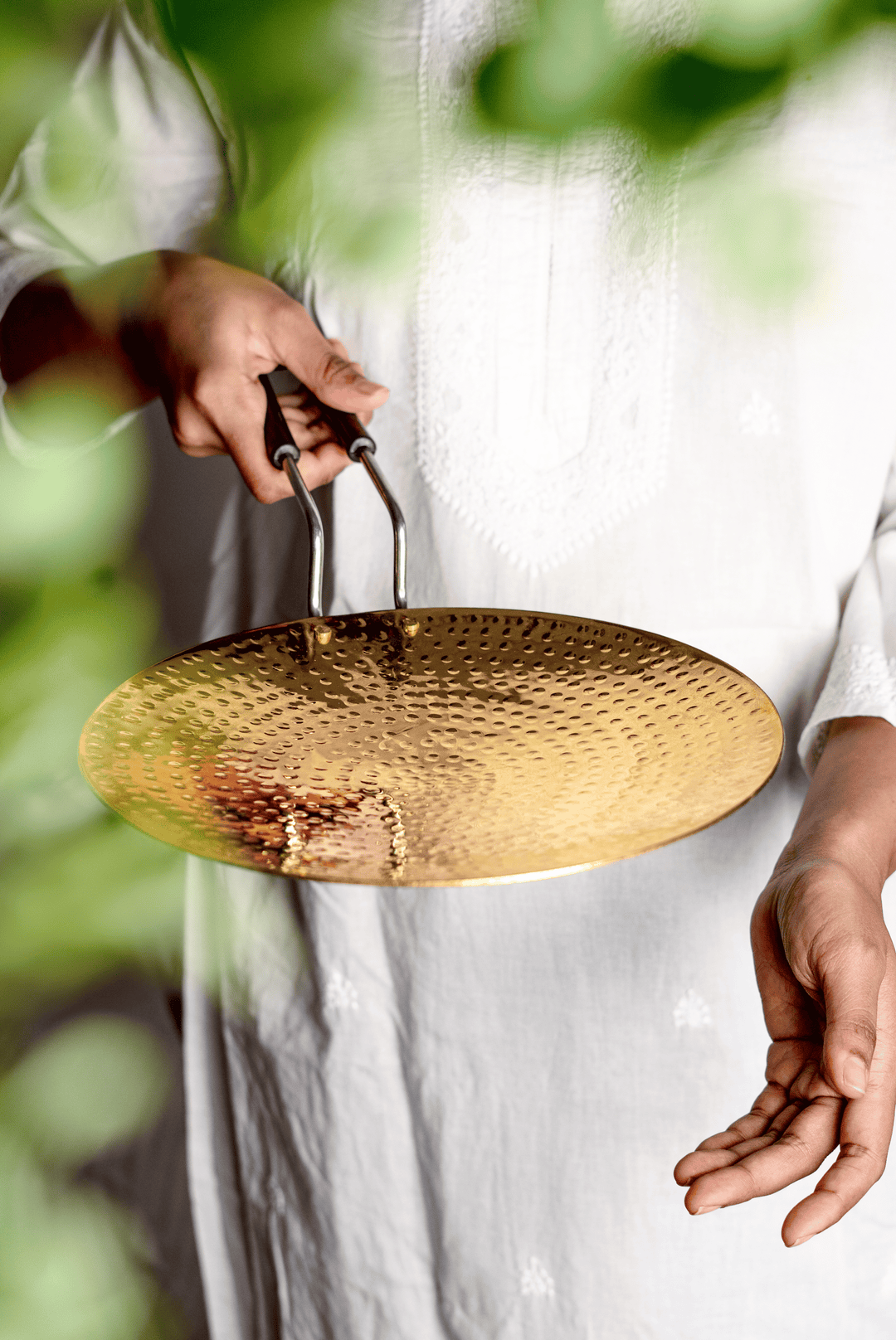 Brass Roti Tawa And Ghee Pot Combo