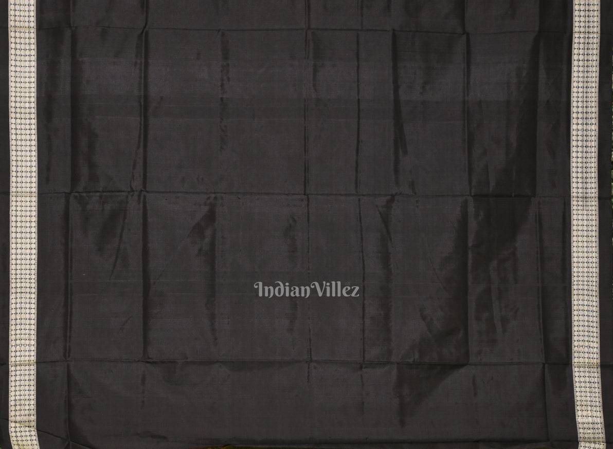 Mehendi Green Diwali Theme Odisha Handloom Sambalpuri Silk Saree