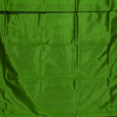 Dark green Handwoven Baluchari Silk Saree