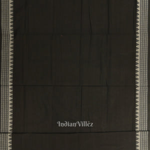 Baby Pink Black Flower Buti Odisha Ikat  Sambalpuri Dress Material & Dupatta