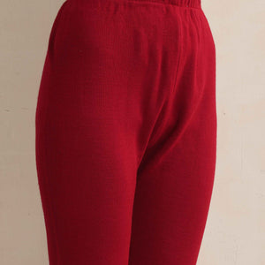 trueBrowns Maroon Woollen Leggings