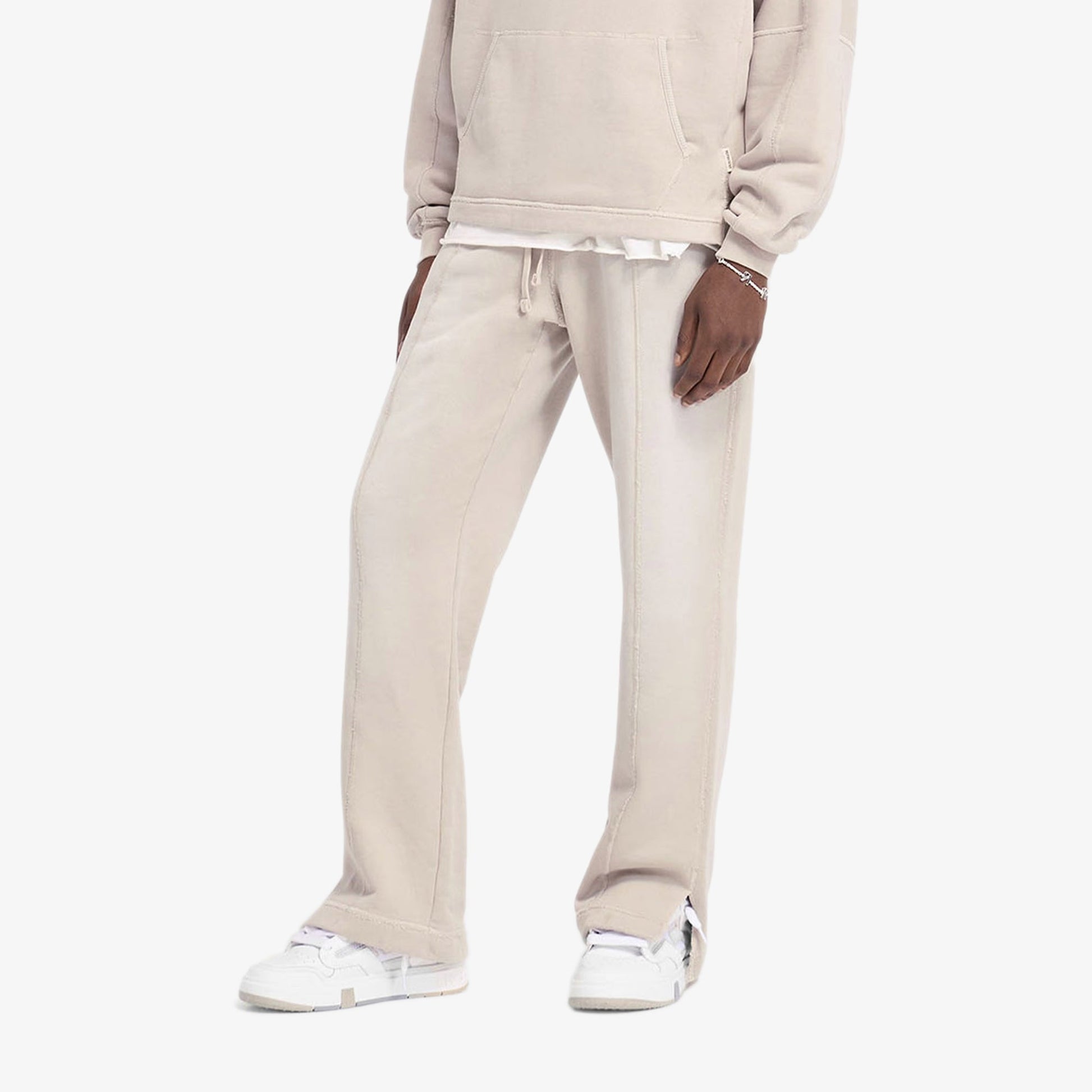 REPRESENT | STEPPED HEM SWEATPANTS { OAT