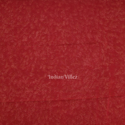 Maroon Red Pure Khaddi Chiffon Banarasi Saree