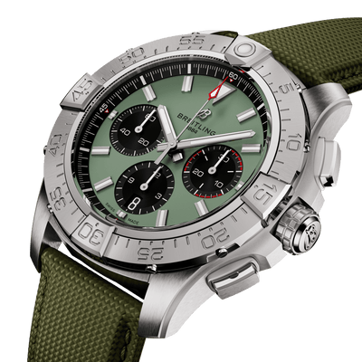 Breitling Avenger B01 Chronograph Mint Green Dial Men 44mm