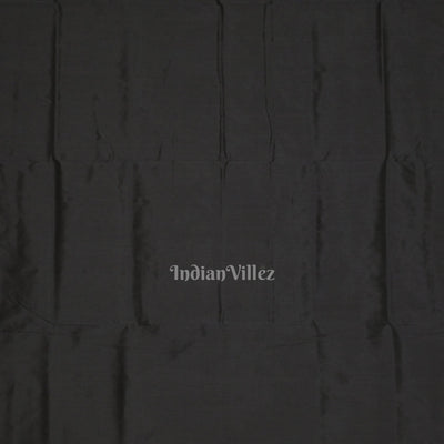 Magenta Pink Black Buti Design  Bomkai Sambalpuri Silk Saree