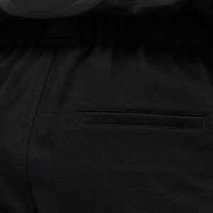 Y-3 | WOOL FLANNEL CARGO PANTS  { BLACK