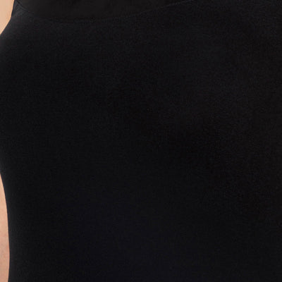 Satin Edge Sleep Chemise - Black