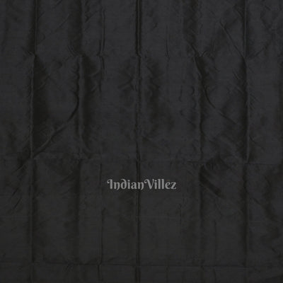 Green Black Pasapali  Sambalpuri Silk Saree