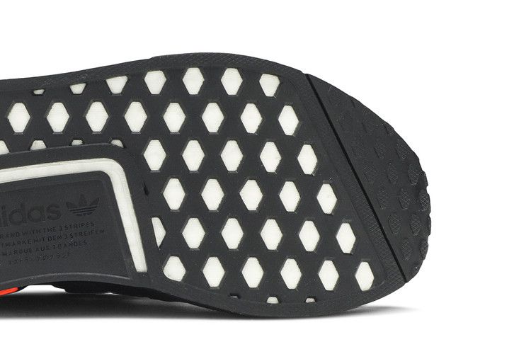 adidas NMD R1 Core Black Solar Red