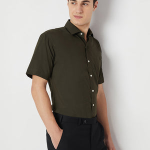Wrinkle Free Half Sleeve Shirt
